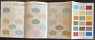 Vtg   Rare 1972 Moore s Regal Wall Satin Latex Paint Sample Color Chip Brochure
