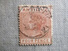 Antigua  Scott   16  Used