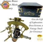 Brass Ship History Sextant Handmade Gift For Father s Day  Birthday  Anniversary