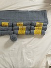 Vtg Wool 1 Yd 58 Wfabric And Yarn 9 6oz Brunswick Med Blue Monochrome B