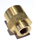Brass 1 2 Npt Female X 1 4 Npt Female Pipe Hex Reducing Coupling Usa Made