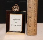 Nib  Vtg St  John Neiman Marcus Gold W swarovski Mini Picture Frame
