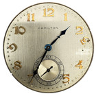 Antique 12s 1932 Hamilton Raised Numerals Mechanical Pocket Watch Movement 904