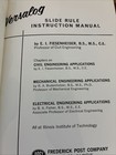 Vintage Post Versalog Slide Rule Instructions  Frederick Post Co 1963
