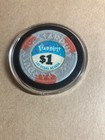  1 00 Stardust Casino Las Vegas  1 00 Casino Gaming Poker Chip No Label On Back