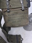 Vintage Us Military Canteen With Belt And Metal Cup