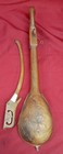 Vtg Gusle-serbian Baltic Handcarved Instrument bow Horse Head   Hair String