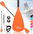 Sup Paddle 4-piece Adjustable Kayak Paddle Floating Lightweight Paddle Board    