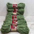 Aunt Lydia s Vintage - Light Green Heavy Rug Yarn 630 Yds - 8 Skeins Never Used