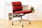 1982 Eames Soft Pad Low Back Vintage Velvet Executive Desk Chair Herman Miller