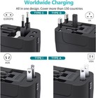 Travel Adapter Worldwide All In One International Universal Power Adapter Plug