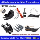 Mini Excavator Digger Attachments Quick Hitch Ripper 20cm Narrow Bucket Thumb Us