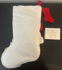 Completed Bucilla Felt Christmas Stocking    christmas Hugs     18    Fully Lined