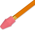 Paper Mate Arrowhead Pink Pearl Cap Erasers  144 Count