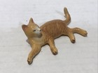 Retired Hagen Renaker Miniature  Orange Lying Tabby Cat Figurine
