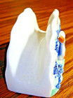 Vintage Napkin Holder White Ceramic Duck Farmhouse Kitchen Table Accessory  567 