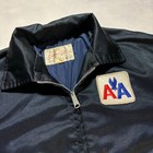 Vintage 70 s American Airlines Bomber Jacket Reflective Stripe Flight 60 s Usa