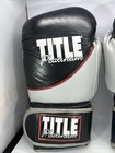 Title Platinum Genuine Leather Vintage Boxing Gloves Black -  14 Oz