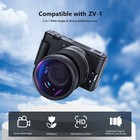 Wide Angle Lens For Sony Zv1 Camera    2 In 1 18mm Hd Wide Angle