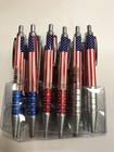 American Flag Print Ball Point Pen Usa Souvenir 24 Pcs Lot