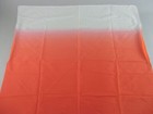 Japanese Wrap Cloth Furoshiki Vtg Fabric Nylon Orange Handkerchief Fu100