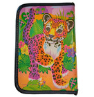 Vintage Lisa Frank Hunter The Cat Mini Zip Binder Stationary Stickers Stamps Pen