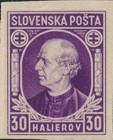 Stamp Slovakia Sc 28-9 1939 Wwii Imperf Andrej Hlinka Mnh
