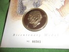 Gb Stamps William Wyon Bicentenary  1995 First Day Cover   Royal Mint  Medal