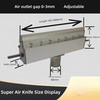 Industrial Blower-powered Air wind Knife Aluminum 150-3000mm Conveyor Blow Tool