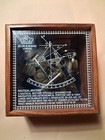 Sextant 1917 Kelvin   Hughes Of London Antique Brass Nautical Instrument W box