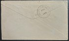 Boston Ma Fancy Negative 12 In Geometric Cancel 3c Banknote C1870s-80s