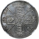 Great Britain Double Florin 1887 Ngc Ms63  victoria  Roman I In Date