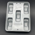 Jell-o Nascar Jigglers Shots Molds Makes 5 Cars Gray Plastic 1 64 Scale  3 long 