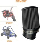 62mm Air Filter For Predator 212cc Gx160 Gx200 Racing Mini Bike Go Kart