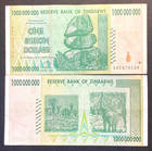 Zimbabwe 1 Billion Dollar Banknote Cir-2008  Aa ab  - 1 Pc