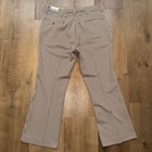 Nos John Blair Pants Mens Vtg 60s 70s Polyester Flare Leg Disco Mcm Mod 38 Short