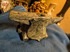 Miniature Cast Metal Souvenir Anvil Commemorating The Garfield Monument  Ohio