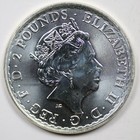 2022 Great Britain Britannia 2 Pounds 1 Oz  999 Fine Silver   2 Coin