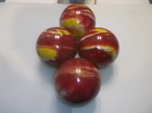 Candlepin Balls refinished abc s 4 Ball Set 2lbs 5 10oz 100  Rubber  Mint Cond