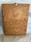Vintage Native American With Headdress Oil On Wood