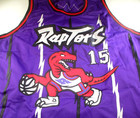 Vince Carter   Autographed Toronto Raptors Custom Basketball Jersey   Coa