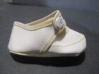 Vintage Infant Girls Faux Leather Baby Shoes Size 0  8 Bin Sh2