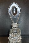 Vintage Art Deco 1940s Le Smith Beaded Oval Glass Vanity Perfume Bottle  7   