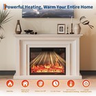 23  Electric Fireplace Insert 3color Flame 0 5-9h Timer Remote Control 1500w New
