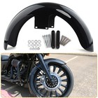 19  Wheel Wrap Front Fender Vivid Black For Harley Touring Electra Street Glide