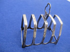 Sterling Silver Toast napkin Rack - 1937 Date Mark By Cooper Bros   Sons