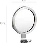 Shower Mirror Fogless For Shaving With Razor Holder Powerful Lock Suction Fogles
