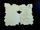1 Vtg Hallmark Birthday Greeting Card Cutest Girl W  Her Matching Dressed Doll