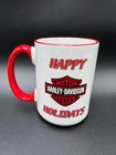 Vintage Harley Davidson Happy Holidays Coffee Mug Cup 2003