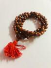 Gomukh   Red Sandalwood Lal Chandan Mala Rosary 108 1 Bead Prayer Beads
